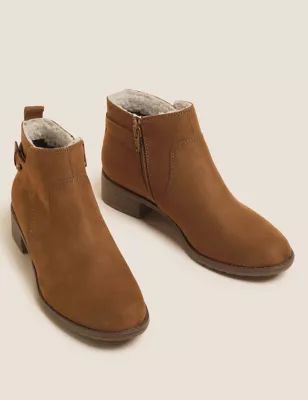 Block Heel Ankle Boots | Marks & Spencer (UK)