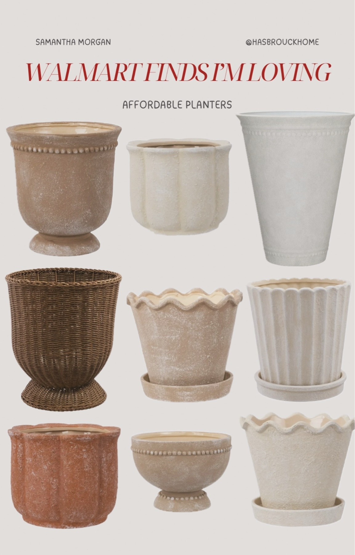 So many aesthetic and affordable planters from Walmart! 🌿🤎

#LTKdayinmylife #LTKHome #LTKSaleAlert