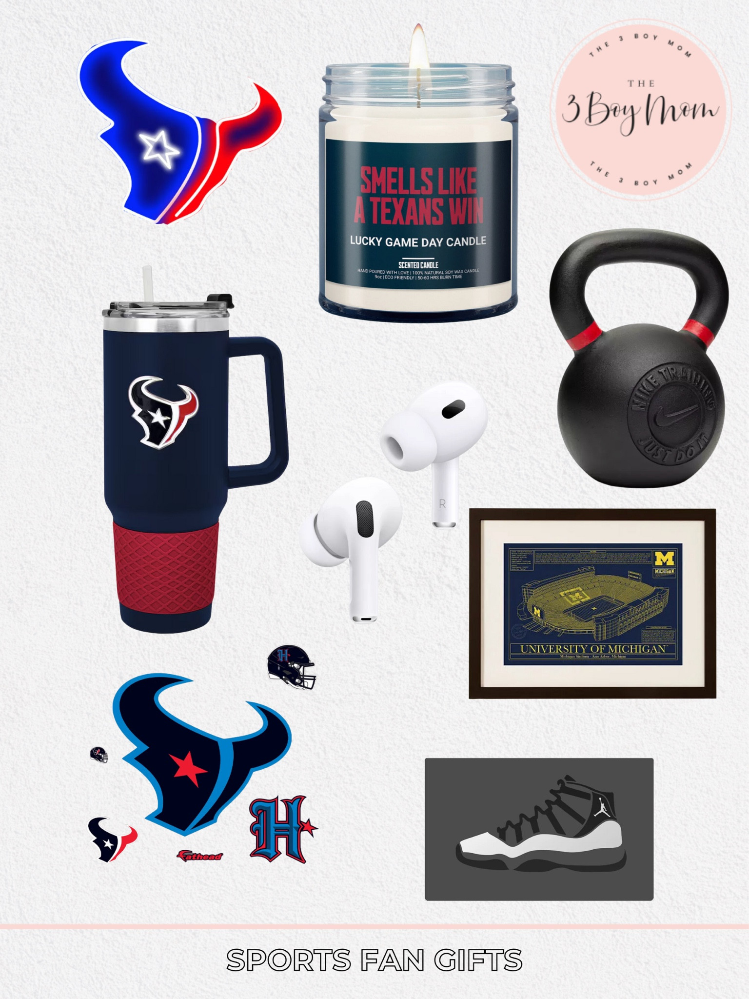 Sports Fan Gifts 

2024 Holiday Gift Guides, Sports Fan Gifts, texans, tumbler, game light, texans light, air pods, collegiate artwork, gift card, kettlebell, candle, gifts for him, gifts for her, gifts for your sports lover


#LTKSeasonal #LTKGiftGuide #LTKHoliday