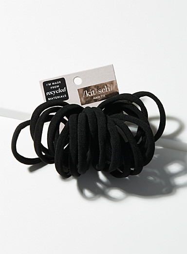 Solid recycled nylon hair tiesSet of 20
        
        

		
        

        
    
        
  ... | Simons