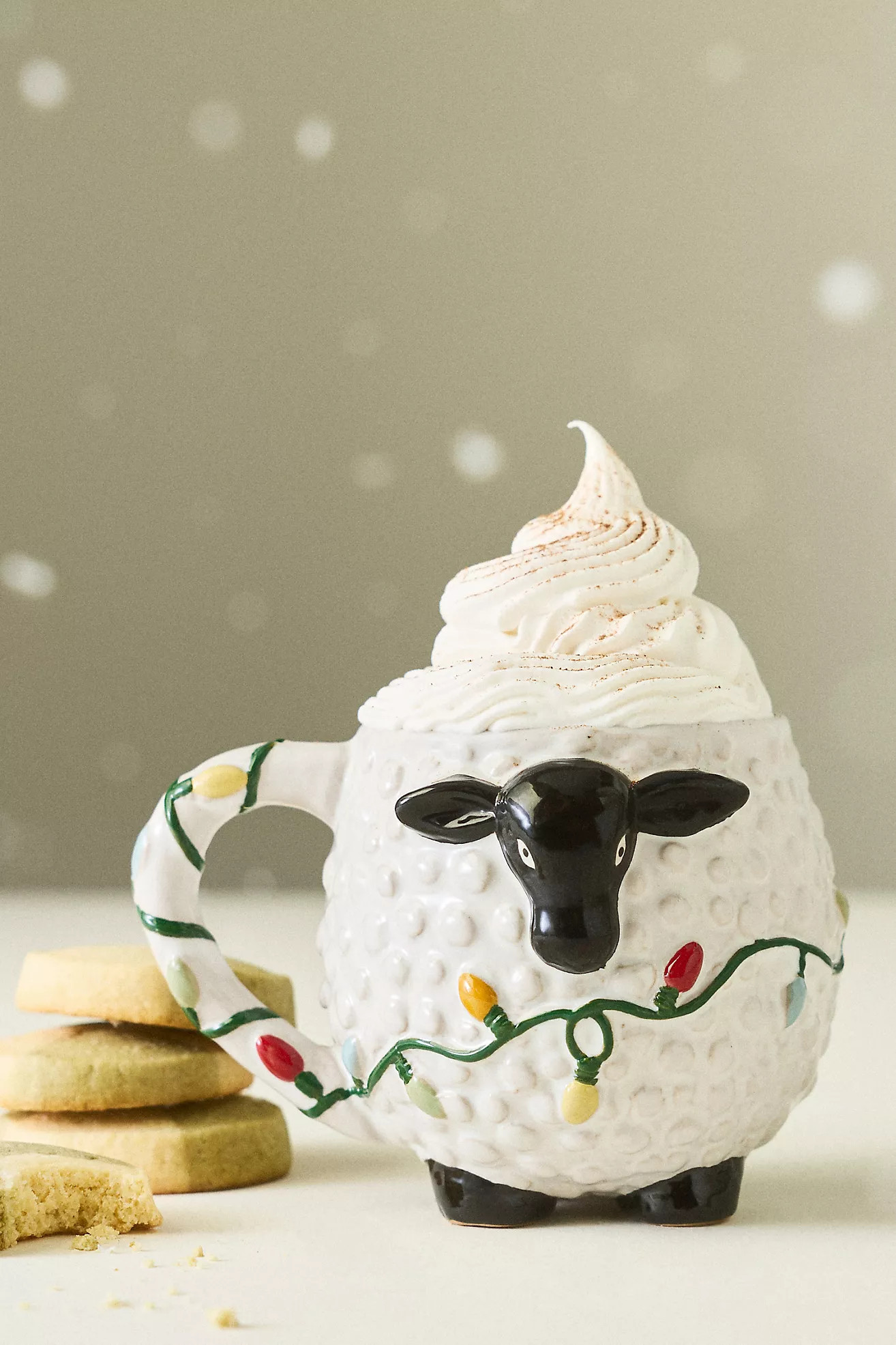 Festive Animal Stoneware Mug | Anthropologie (US)