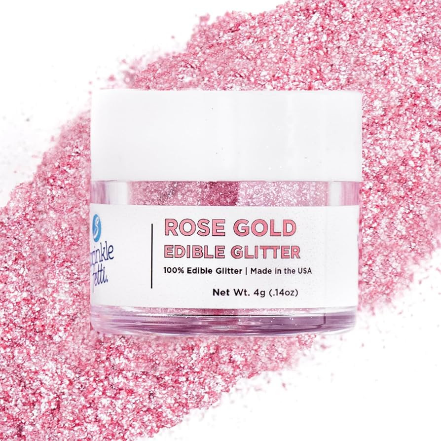 Sweets Indeed, Pink Edible Glitter, Perfect for Drinks, Cocktails, Beverages & Cake Decorating, D... | Amazon (US)