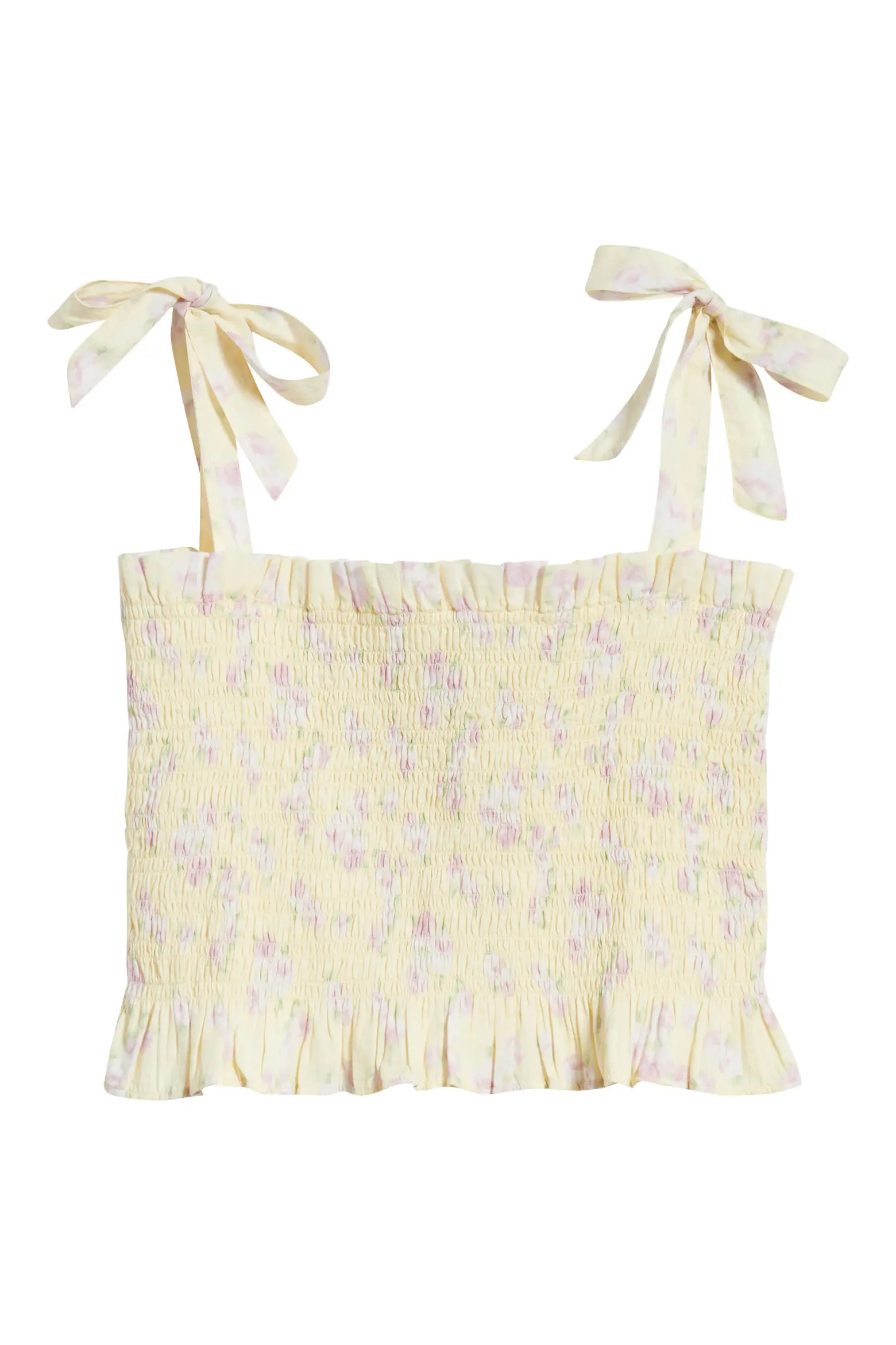 Kids' Merrinelle Smocked Cotton Crop Top (Women) | Nordstrom | Nordstrom