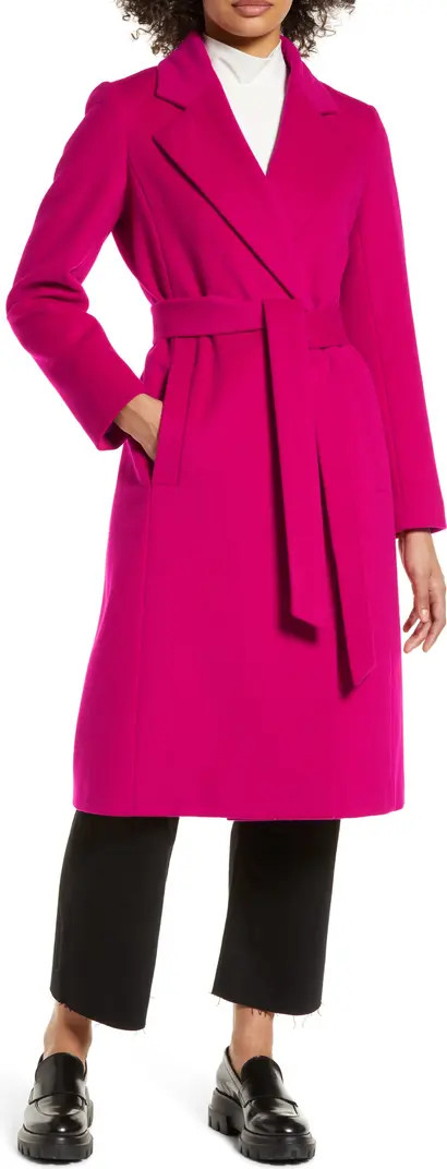 Belted Wool Blend Coat | Nordstrom