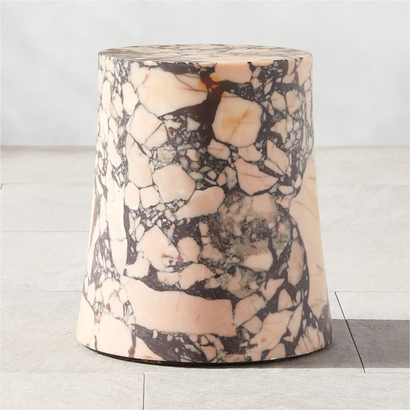 La Paloma Marble Side Table + Reviews | CB2 | CB2