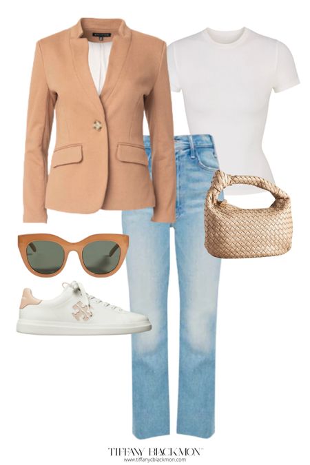 Love this monochromatic look from Gibsonlook! The perfect everyday outfit… a chic blazer, everyday jeans and fabulous sneakers! Code TIFFANY10 for 10% off your order! 

#LTKSeasonal #LTKfindsunder100 #LTKworkwear