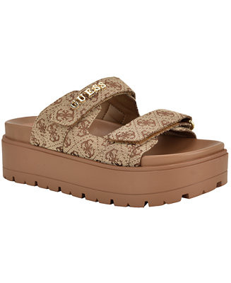 Women's Faxon Platform Lug Sole Footbed Sandals | Macy's