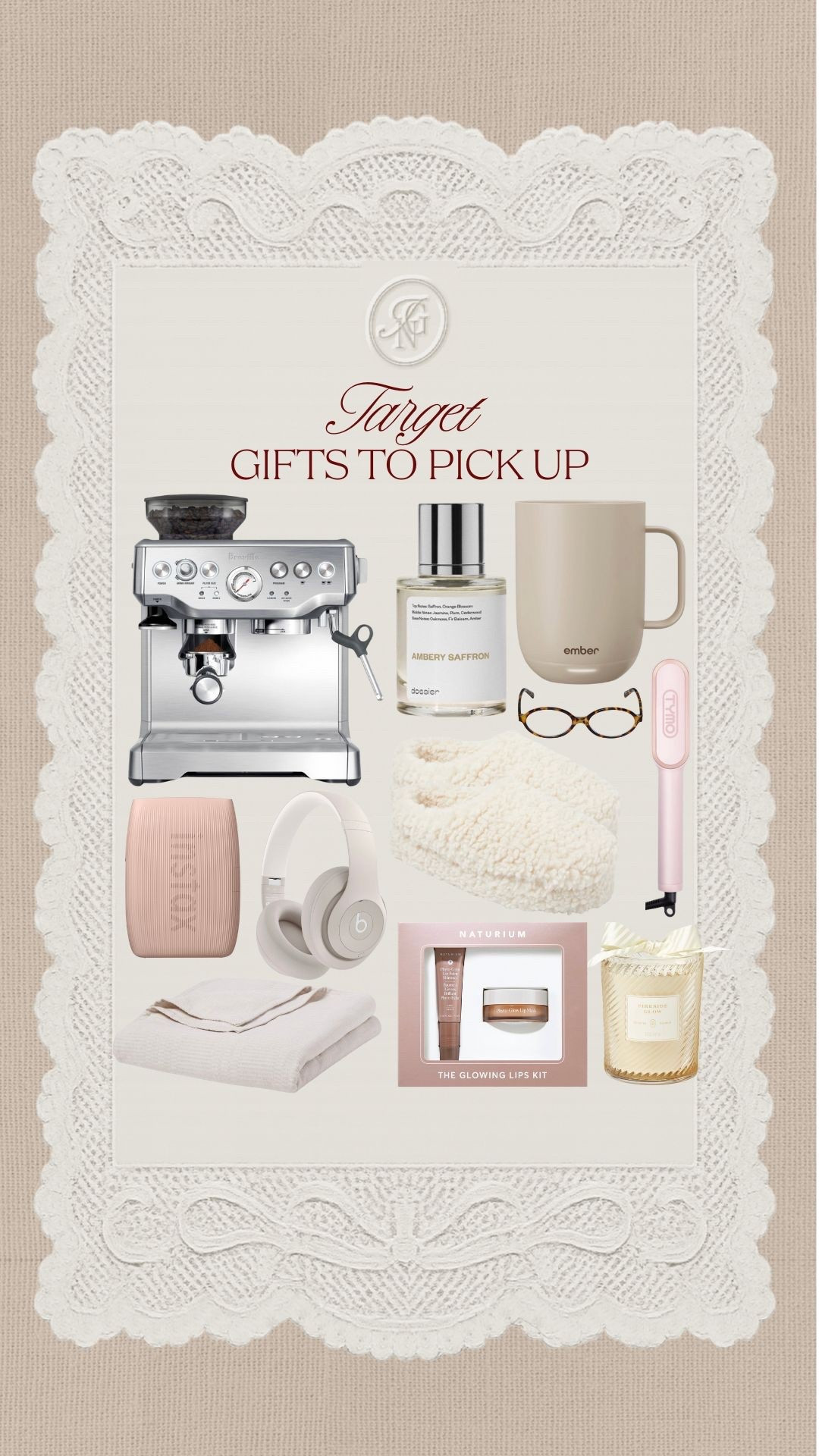 Target last-minute gifts that you can grab for pick up 🫶🏼

#Target #LastminuteGift #GiftsIdea #GiftGuide #GiftsForHer #Breville #PickUpGifts #TargetFinds #TargetGifts

#LTKHoliday #LTKFindsUnder50 #LTKGiftGuide