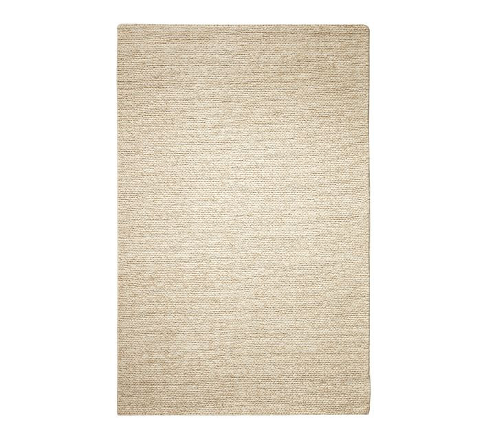 Sweater Rug - Heathered Ivory | Pottery Barn (US)