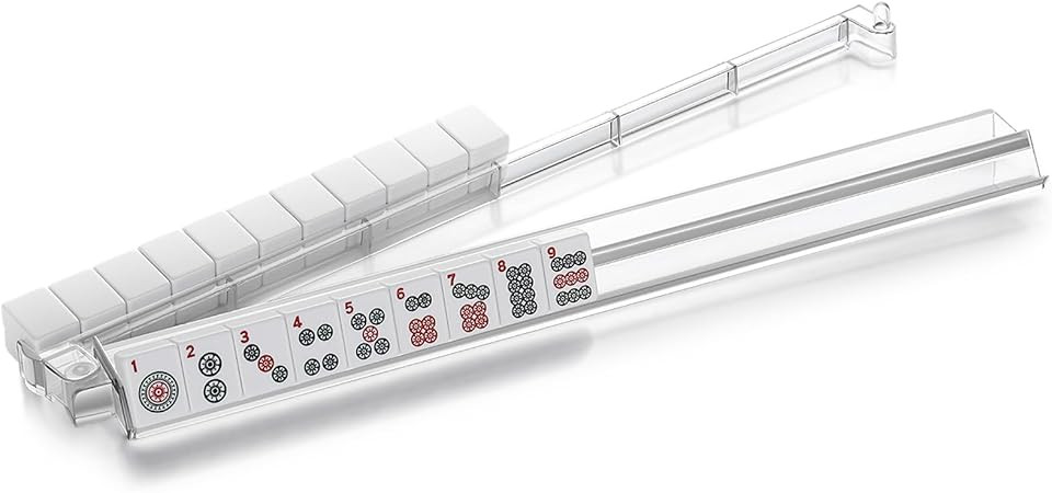 4PCS Mahjong Racks with Pushers,Clear Acrylic American Majiang Tile Racks,Imports Modern Mahjong ... | Amazon (US)