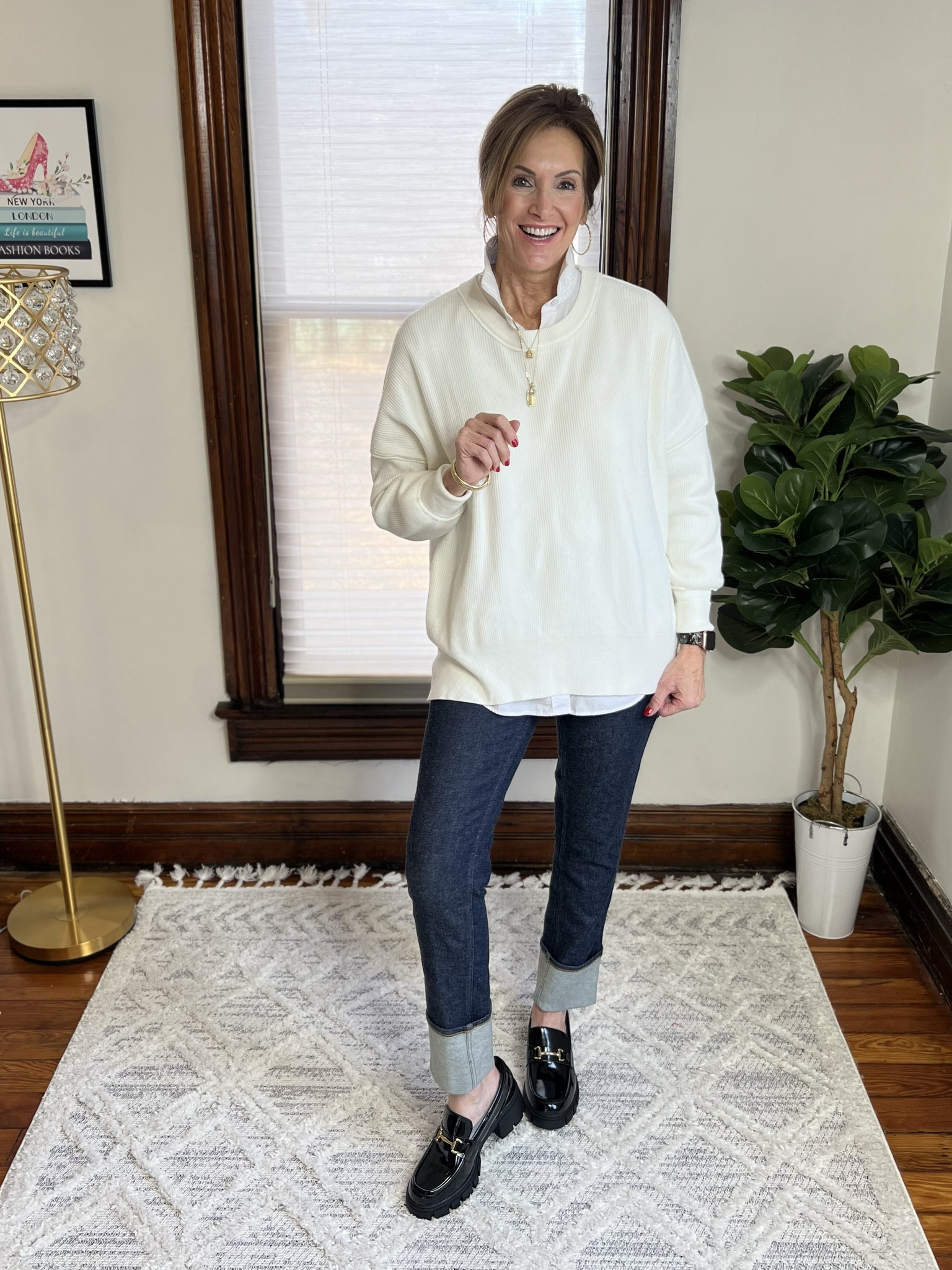 Shoes Shoes Shoes

20% Off Code : ANNIE20

Loafers - size 11 (I’m a 10.5 and the 11’s are a little lose)
Ballet Flats - 11 (size up of between sizes. They run small)
Sneakers - 11 (run small. Size up if between sizes)
Mary Jane’s- 11 ( fit with a little extra room at toe) 

#LTKstyletip #LTKfindsunder50 #LTKshoecrush