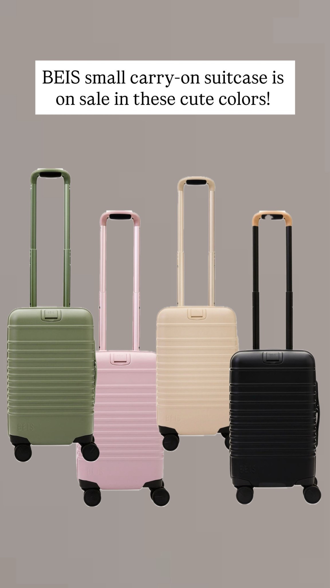 BEIS small carry-on suitcase is on sale in these cute colors for 39% off! This size is great for quick overnight trips.

#LTKdayinmylife #LTKTravel #LTKgrwm
