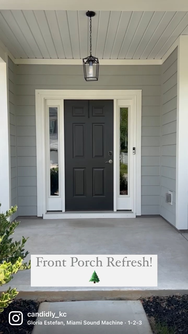 Front porch refresh with @nearlynaturalfloral 
These Nearly Natural  4ft. Cedar Silk Trees look super realistic and the quality is AMAZING! I was inspired and had to get them. I added them into these Hobby Lobby planters and BAM! 🤩

Of course this outdoor space needed an indoor/outdoor rug for coziness, a perfect little door mat for texture, lanterns for ambience and some metal pumpkins I got from a local fair years ago. Simple little touches make big impacts! Let me know what you think! 

🌲Shop this look and more by tapping the link in my bio. 
 
🔅Not linked are the ginormous planters from Hobby lobby that I scored at 50 % off! They are perfect! Let me know if you want the link!

.
.
.
.
.
.
.

#fallfrontporch #frontporchdecor #falldecor #fallvibes #frontdoorwreath #layereddoormat #allthefallfeels
#falliscoming #falldecorating #fallinspo #readyforfall #reels #fallreels #realoftheday 
#bhghome #countrylivingmag #southernliving #nearlynaturalfloral #cedartrees #porchdecor #porchrefresh #frontdoordecor #entryway #targetfinds #amazonhomedecor #founditonamazon 
#welcomeseptember #hangingpendants #outdoorlighting
Pendant lighting, outdoor lanterns, outdoor lighting, planter, outdoor rug, door mat, silk trees, nearly natural, 4ft cedar trees, realistic trees, faux plants, metal pumpkins, pumpkin, lanterns, chandelier, outdoor lightning  m, washable rug, patio

#LTKhome #LTKSeasonal #LTKsalealert