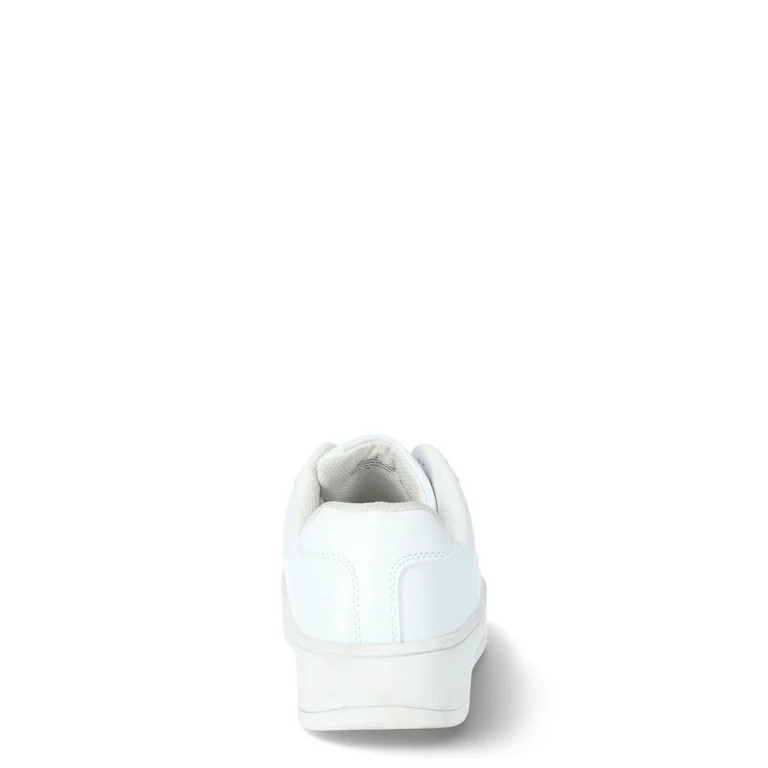 No Boundaries Women's Platform Casual Lace Up Sneakers, Wide Width Available - Walmart.com | Walmart (US)