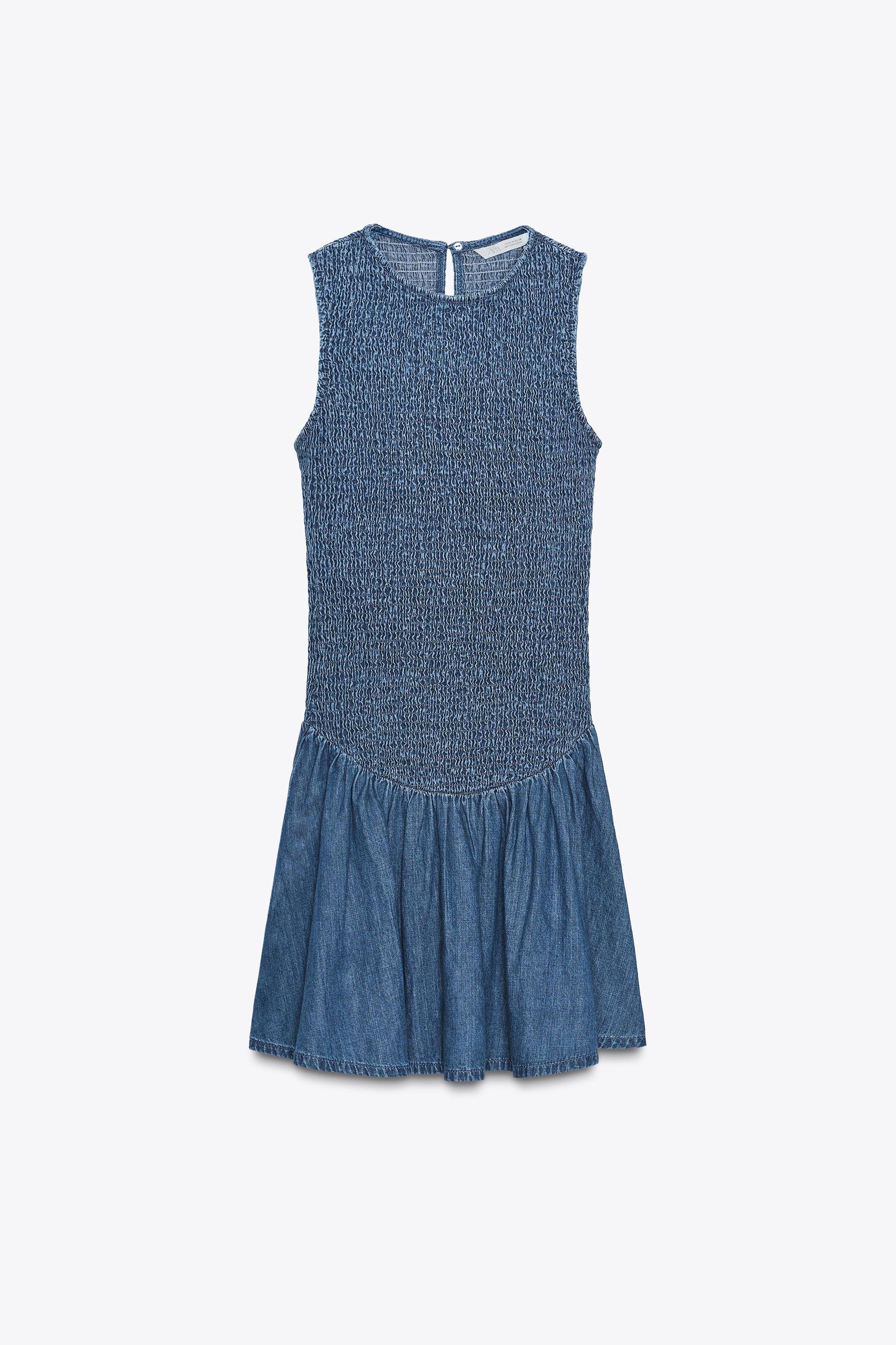 SMOCKED SHORT DRESS | Zara US