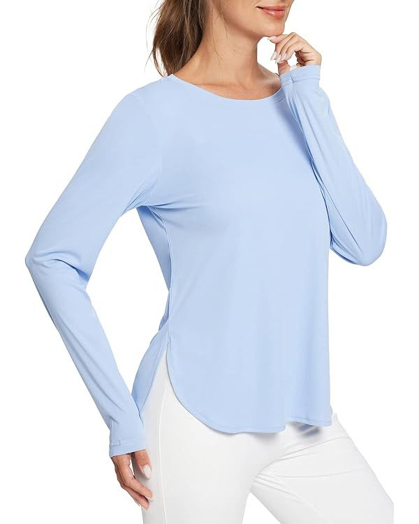 BALEAF Women's Sun Shirts UPF 50+ Long Sleeve Hiking Tops Lightweight Quick Dry UV Protection Out... | Amazon (US)