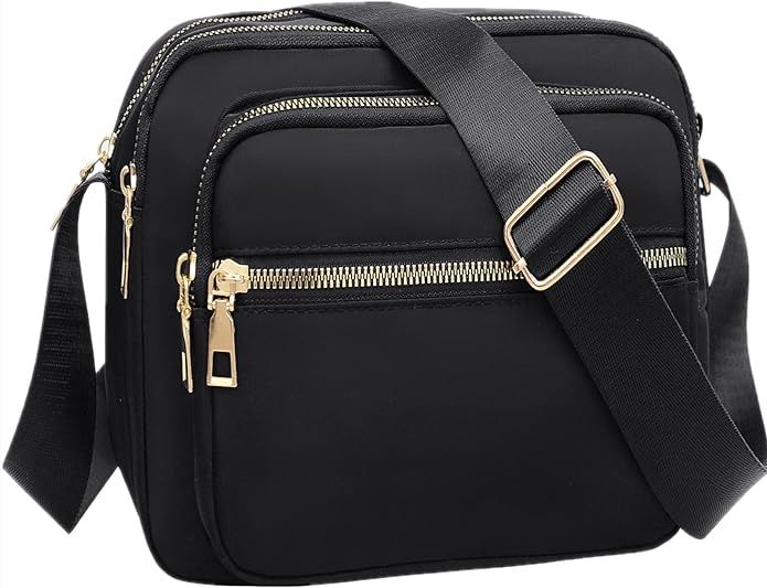 DIHKLCIO Nylon Crossbody Bags for Women Purses and Handbags Women's Casual Messenger Bags Waterpr... | Amazon (US)