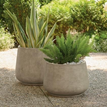 Genoa Liscia Planter | Grandin Road