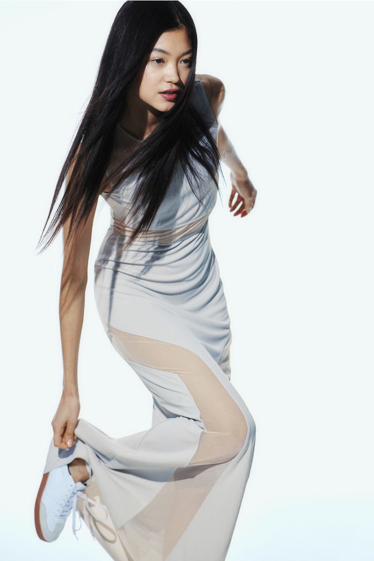 Mesh-detail Bodycon Dress | H&M (US + CA)