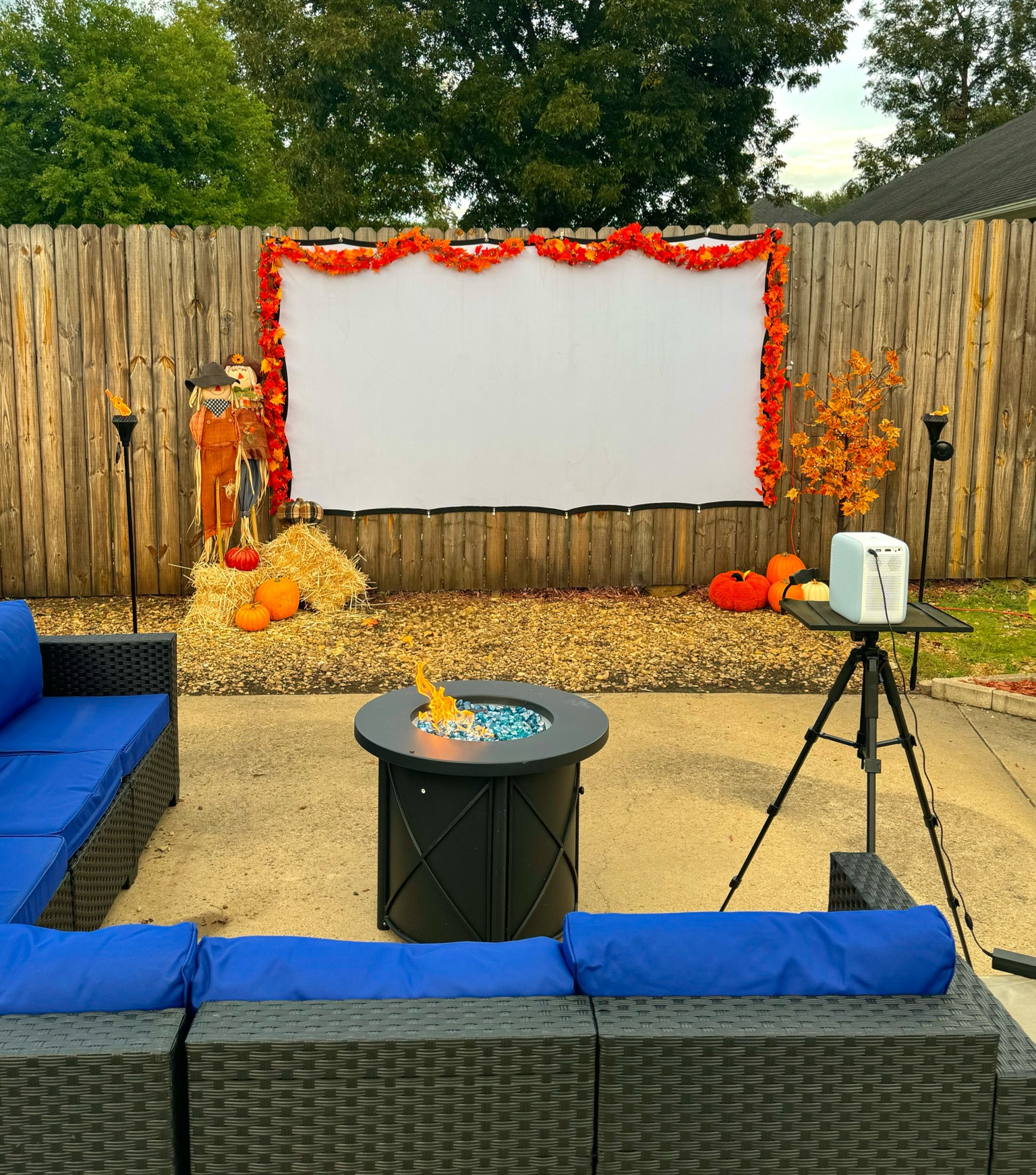 Backyard movie. Backyard movie night. Movie projector. Movie projector setup. Home movie theater. Projector. Fall decor. Fall movie night.

#LTKHome #LTKFallSale #LTKSeasonal