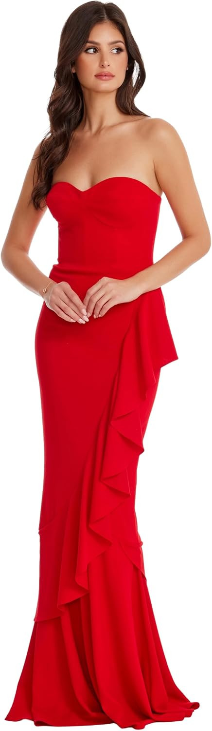 Dress The Population Women's Paris Bodycon Maxi Dress | Amazon (US)