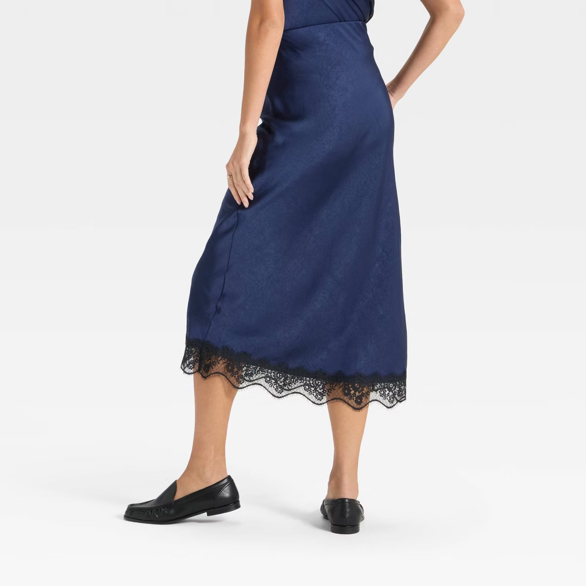 Women's Lace Trim Midi Skirt - A New Day™ | Target