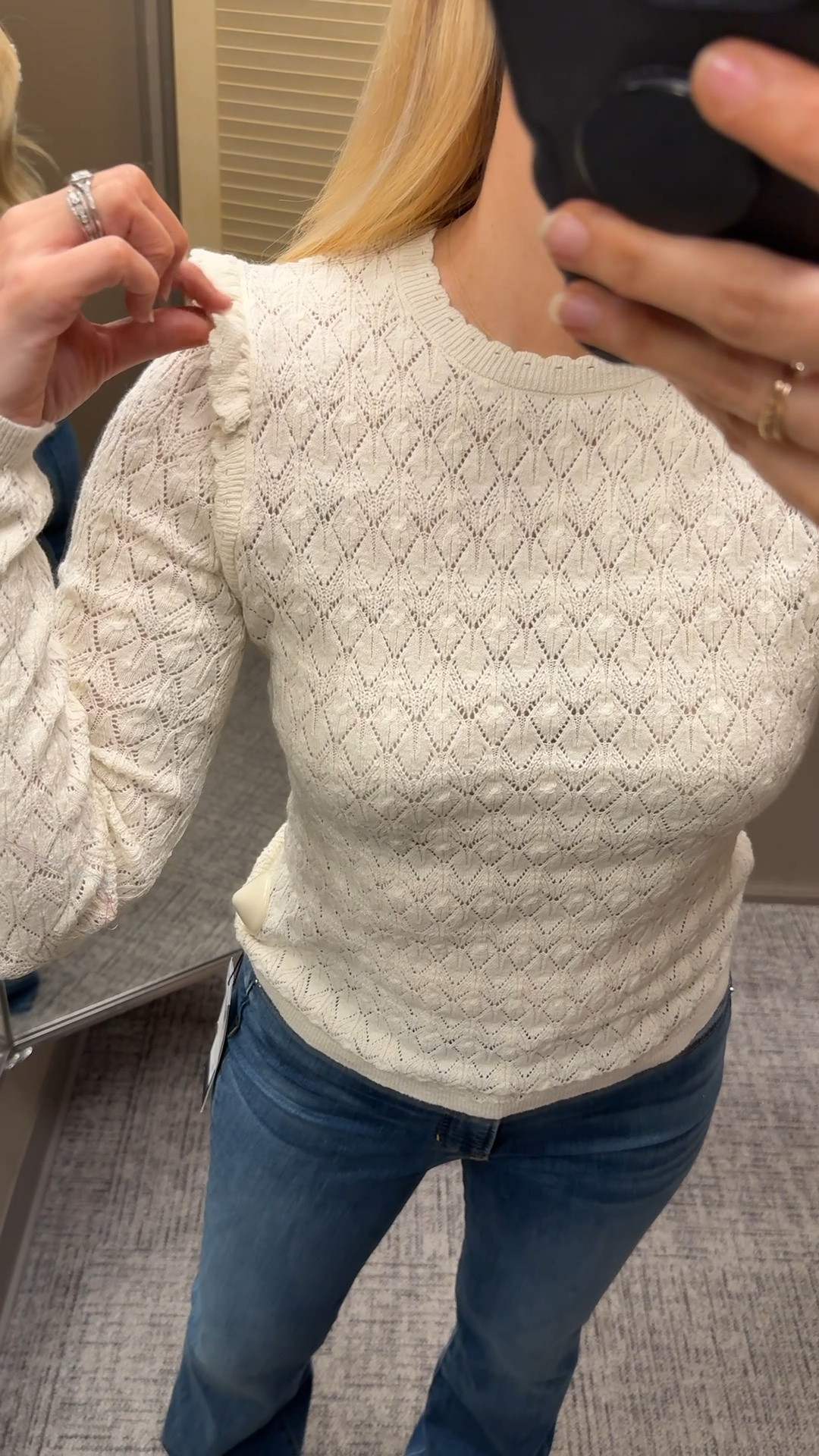 Cutest ruffle shoulder detail 
Nordstrom anniversary sale

#LTKSaleAlert