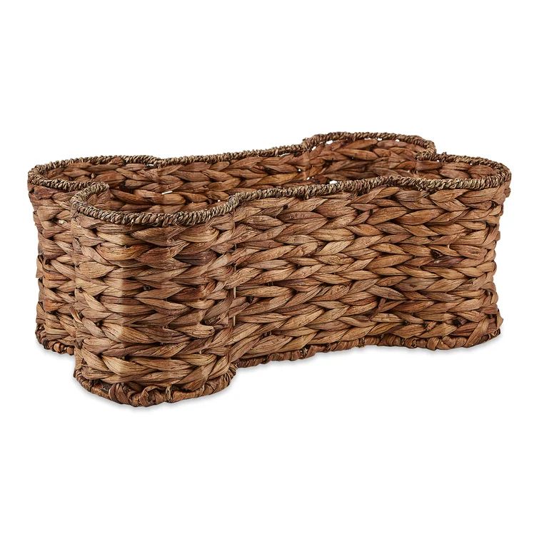 Hyacinth Bone Pet Leather Basket | Wayfair North America