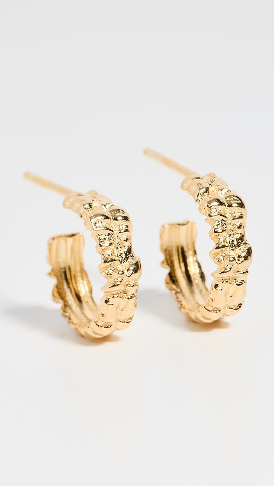 Small Molten Huggie Earrings | Shopbop