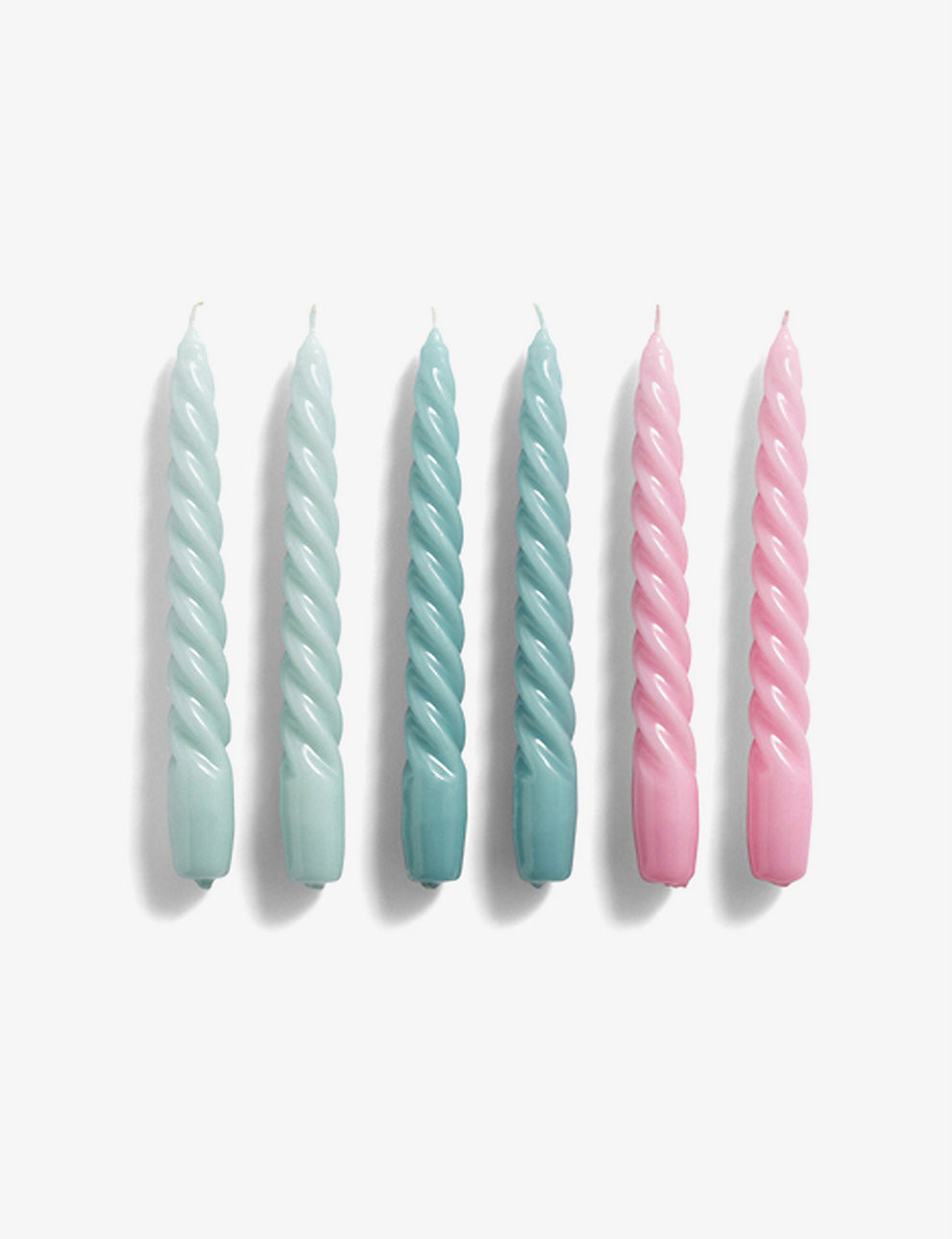 Twist candles set of six | Selfridges
