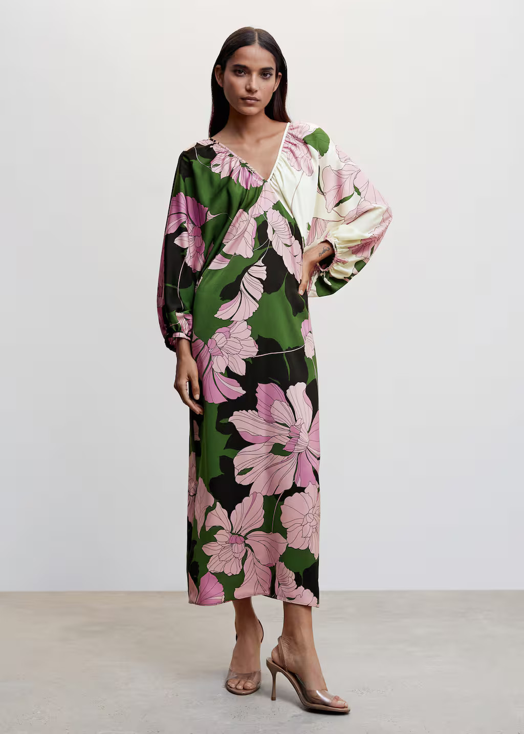 Floral print dress | MANGO (US)