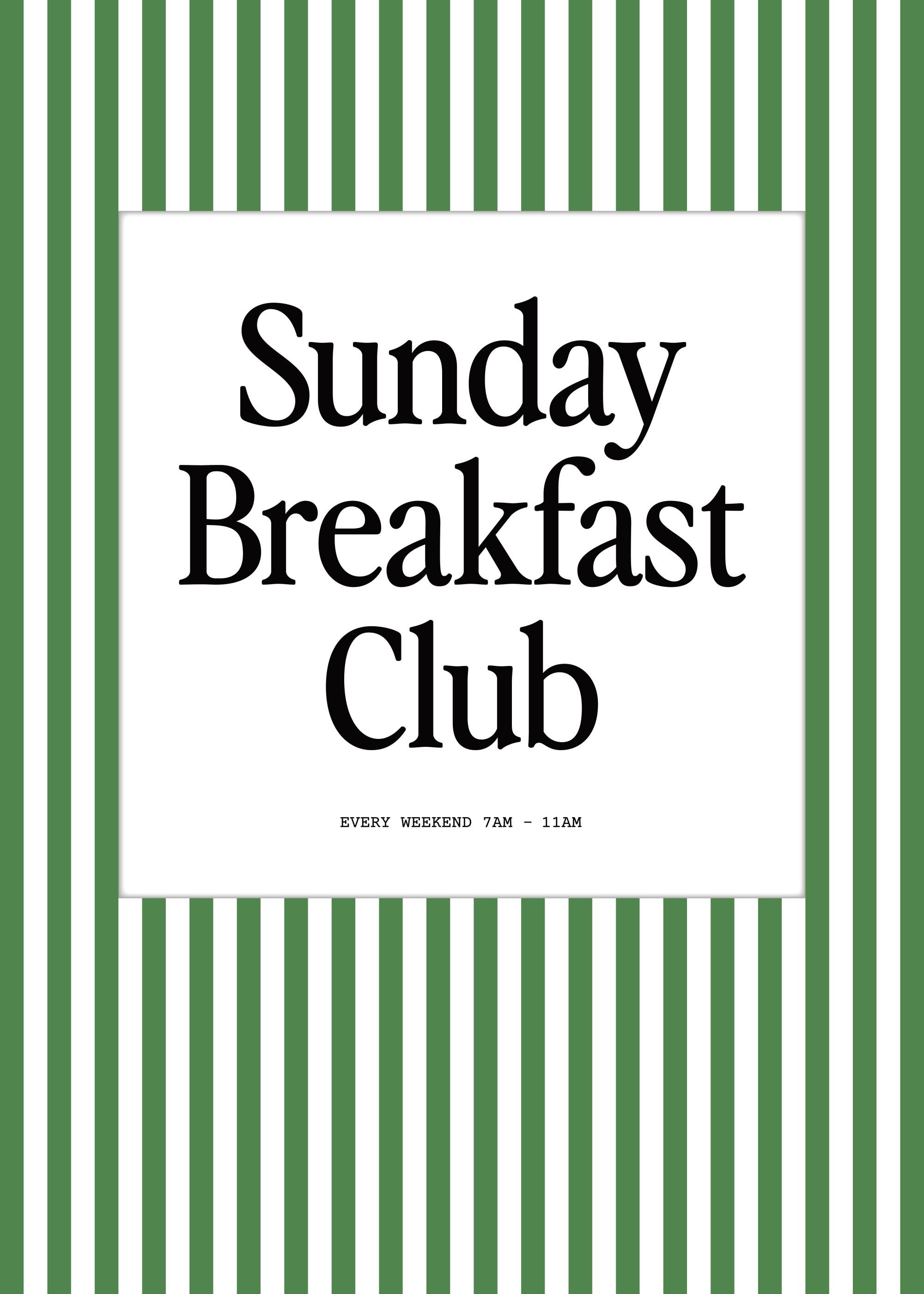 Sunday Breakfast Club Print | Desenio