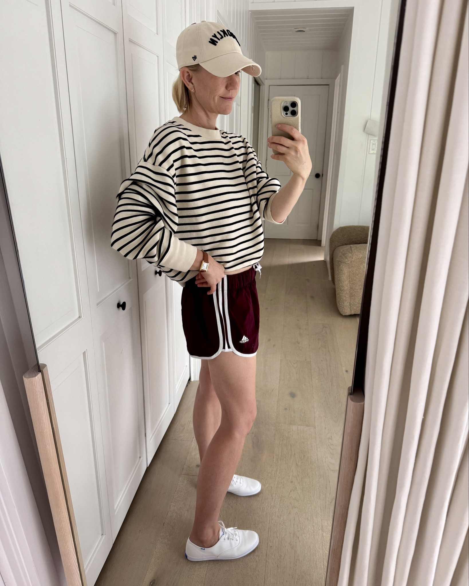 Stripes on stripes! Plus can we talk about the hold a pair of Keds Champions had on me when I was a kid. Turns out they’re just as good when you grow up! #adidas #fallstyle #athleisure

#LTKActive #LTKOver40 #LTKShoeCrush