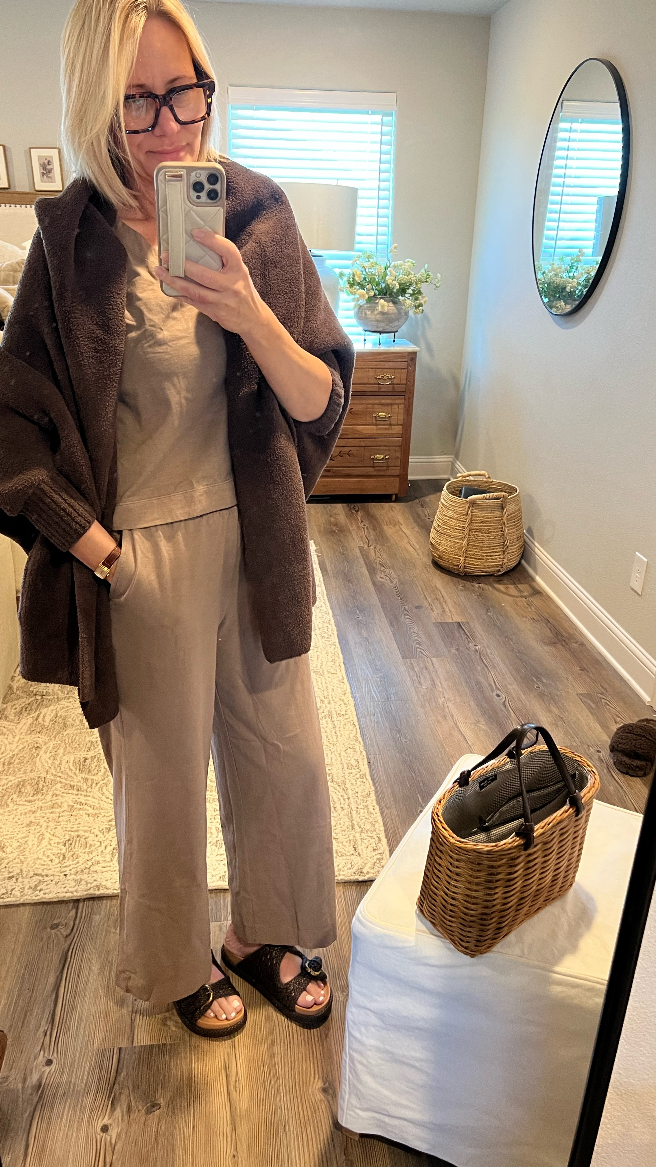 Love a cape to throw over a sleeveless top!  #revolve #gap also love a coordinating outfit you can throw on and go!  Great for #travel 

#LTKOver40 #LTKTravel #LTKStyleTip