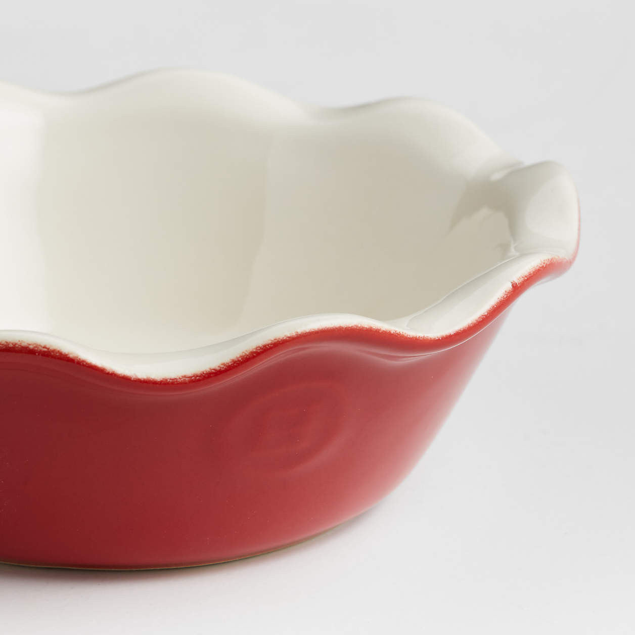 Emile Henry Modern Classics Rouge Red Pie Dish, Set of 2 + Reviews | Crate & Barrel | Crate & Barrel