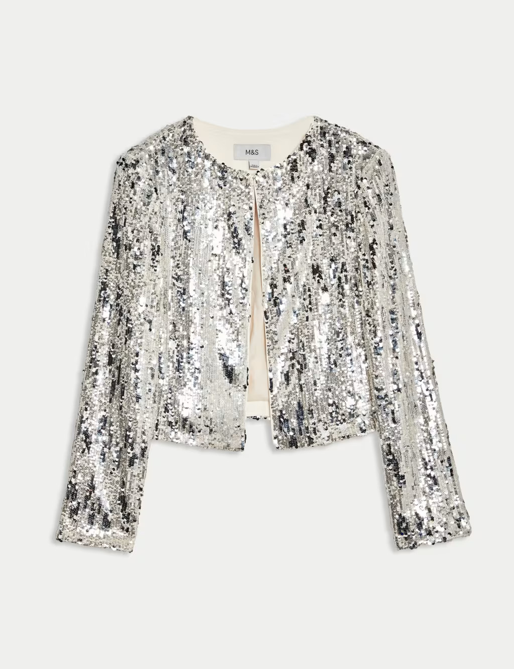 Embellished Cropped Jacket | Marks & Spencer (UK)