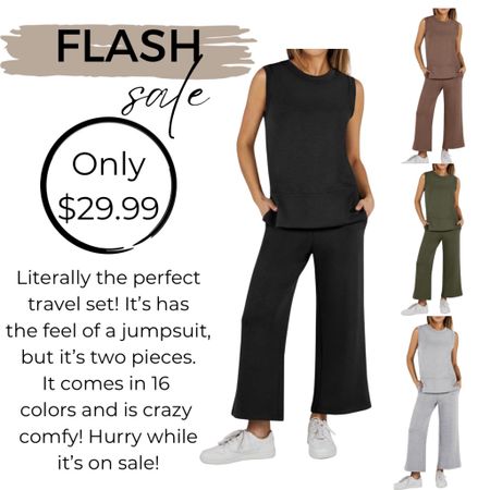 I’ve never added something to cart so fast! The viral jumpsuit now comes in a 2-piece option! Comes in 16 color options. Grab it while it’s on sale and fully stocked! 

travel outfit | matching set | Amazon fashion | casual outfit | athleisure | summer outfit | spring outfit 



#LTKfindsunder50 #LTKover40 #LTKsalealert