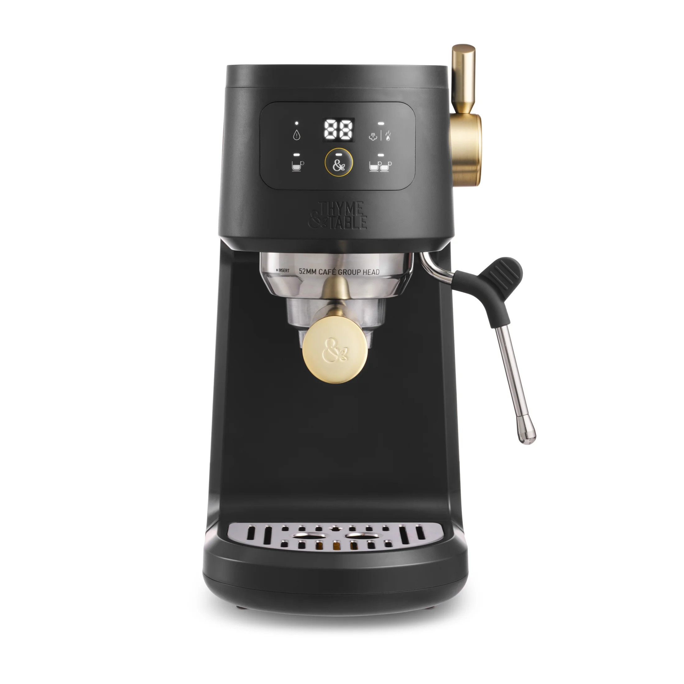 Thyme & Table Barista Mini Espresso Machine, Slate Grey | Walmart (US)