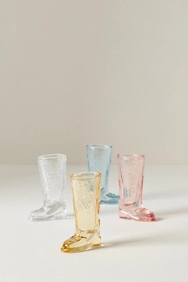 Cowboy Boot Shot Glasses, Set of 4 | Anthropologie (US)