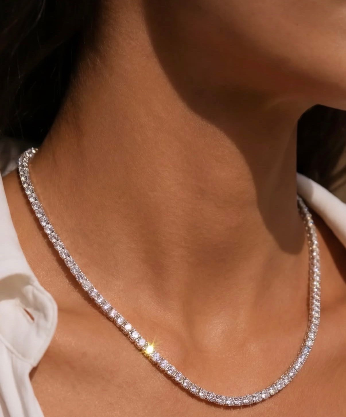 The prettiest affordable diamond necklace