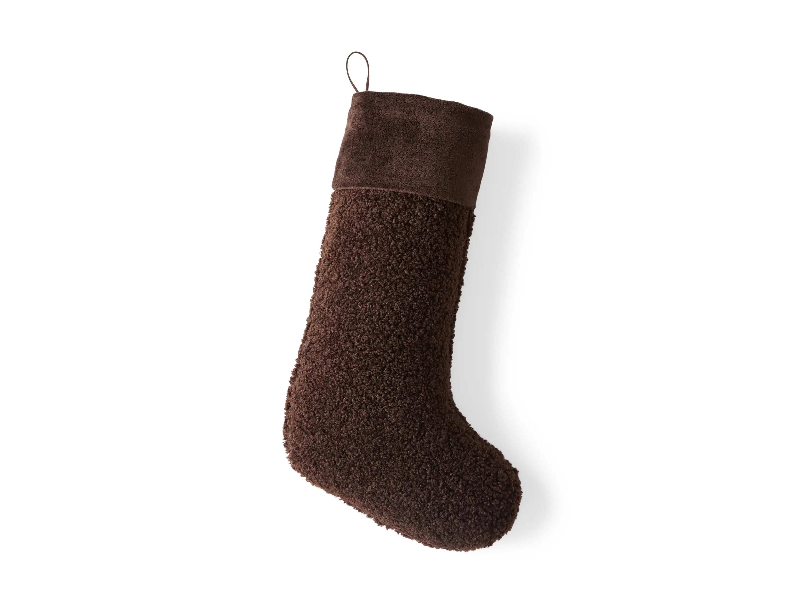 Faux Sherpa Stocking | Arhaus