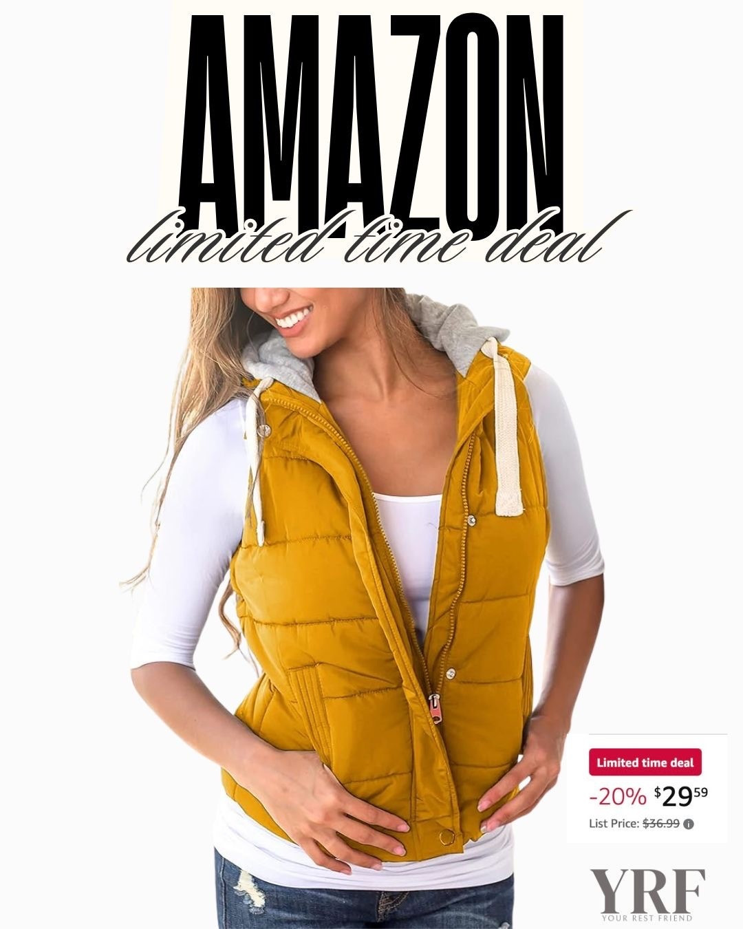 Fall favorite find and it’s on sale. This mustard puffer vest with a hood adds the perfect pop of color for crisp autumn days. Cozy, lightweight, and easy to layer for school drop-off, errands, or weekend adventures.

#FallFashion #LTKFinds #LTKFallStyle #LTKOnTheGo #PufferVest #FallOutfit #LayeredLook #CozyStyle #EverydayOutfit #LTKStyle #LTKSaleAlert #FallDeals #AmazonFashion #FallFavorites #ComfyStyle


#LTKSaleAlert #LTKSeasonal #LTKFindsUnder50