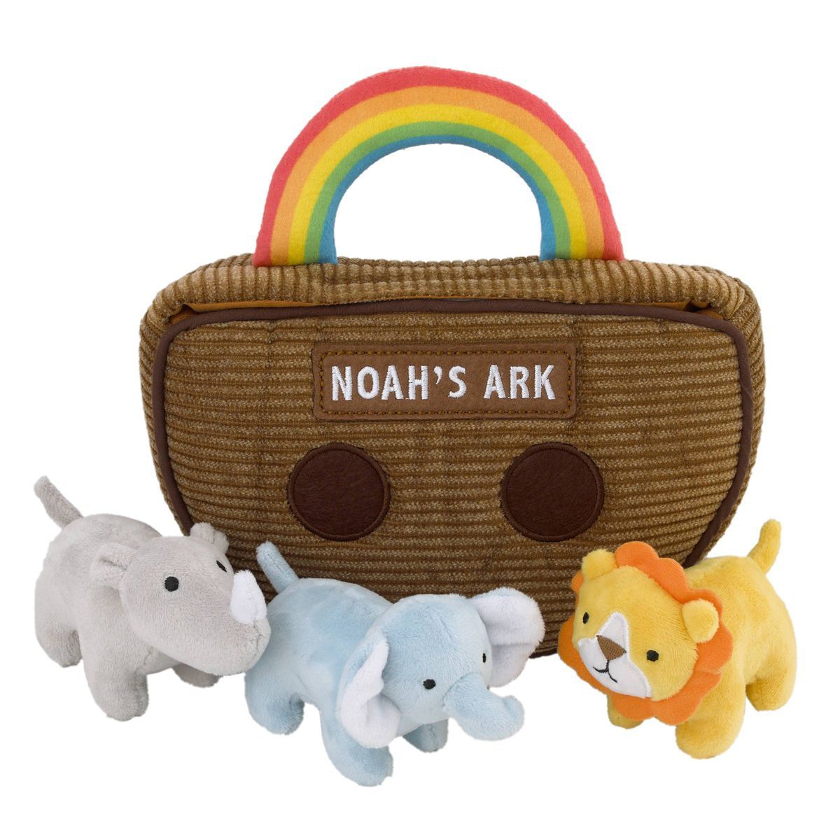 Little Love by NoJo Noah's Ark Toy Set - Rainbow Plush - 4pc | Target