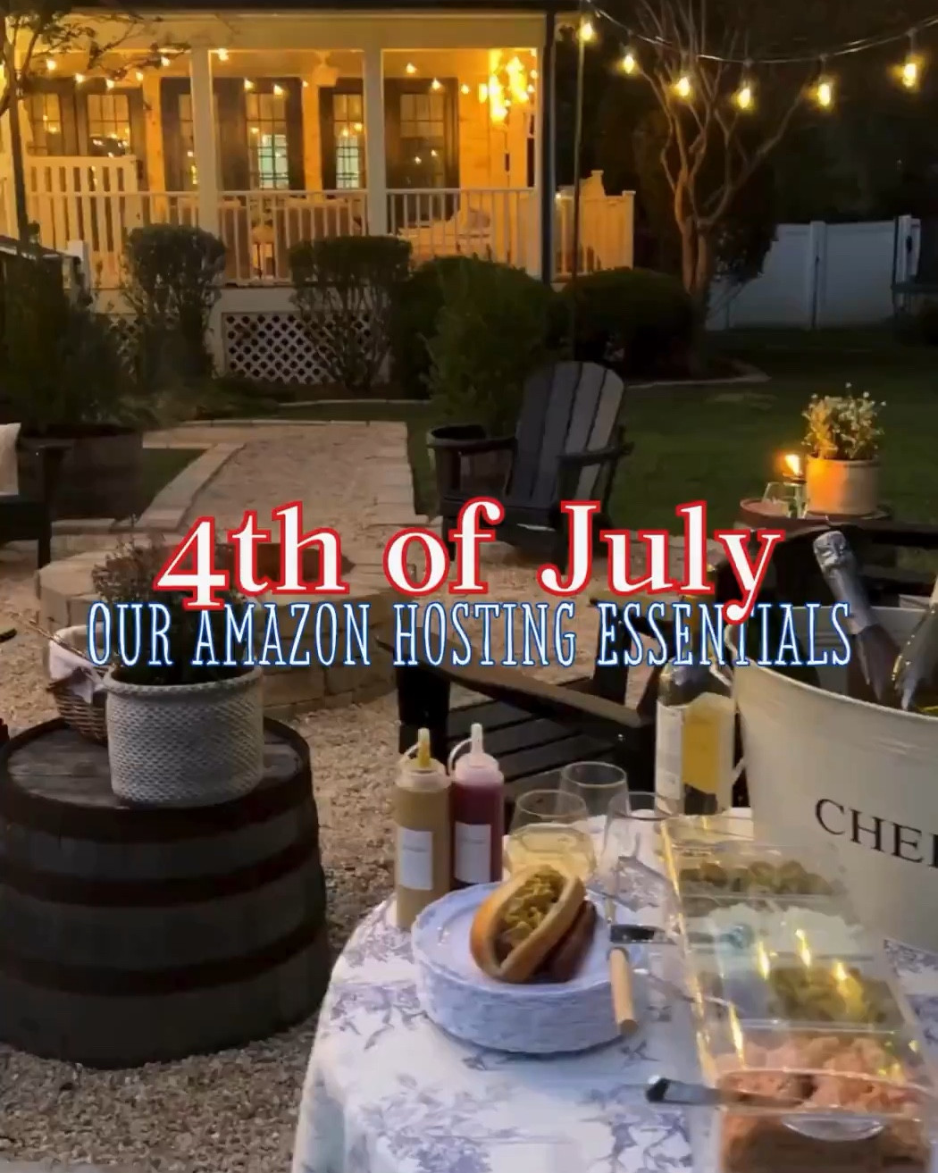 4th of July hosting essentials! 



#LTKSeasonal