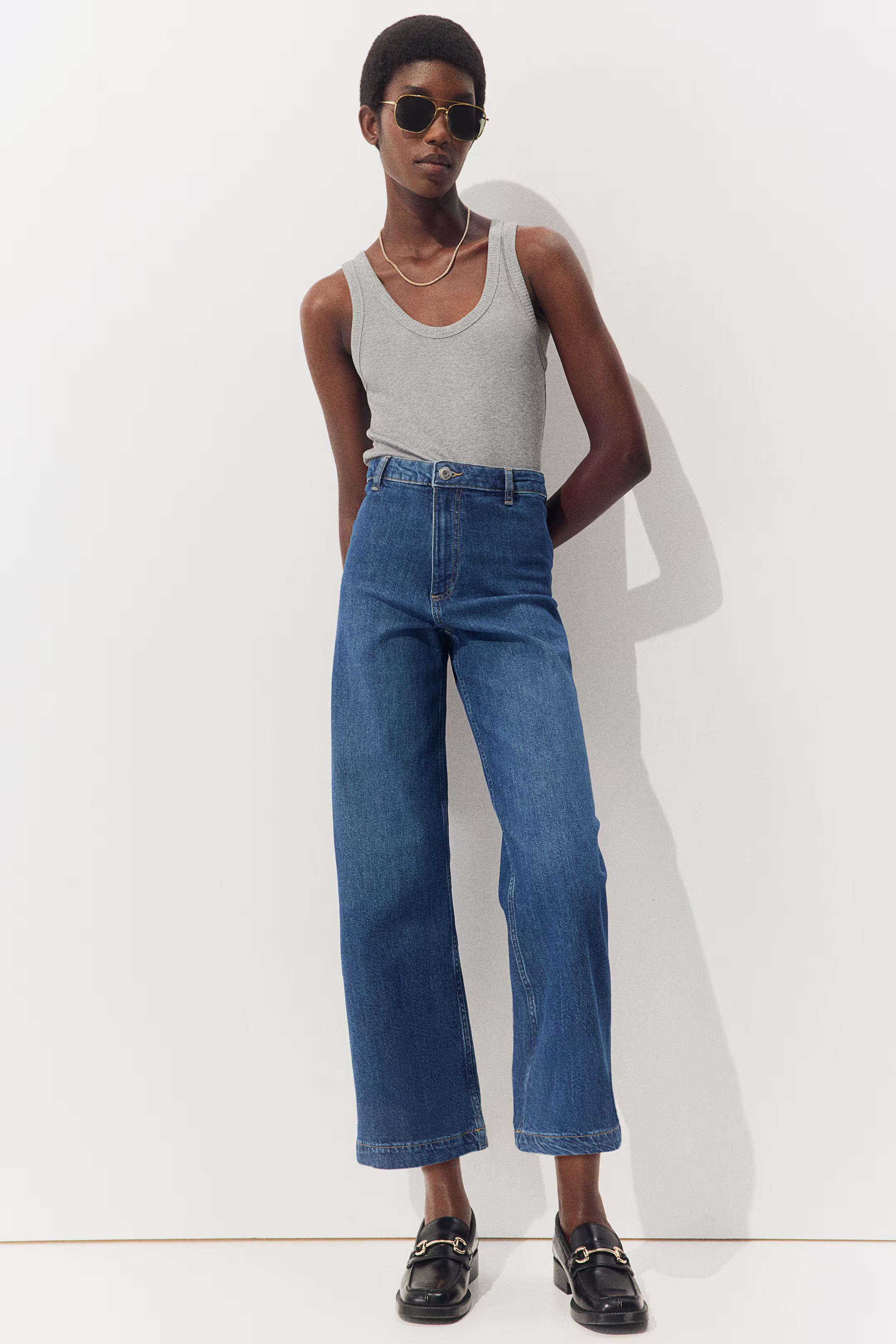 Cropped Twill Pants | H&M (US + CA)