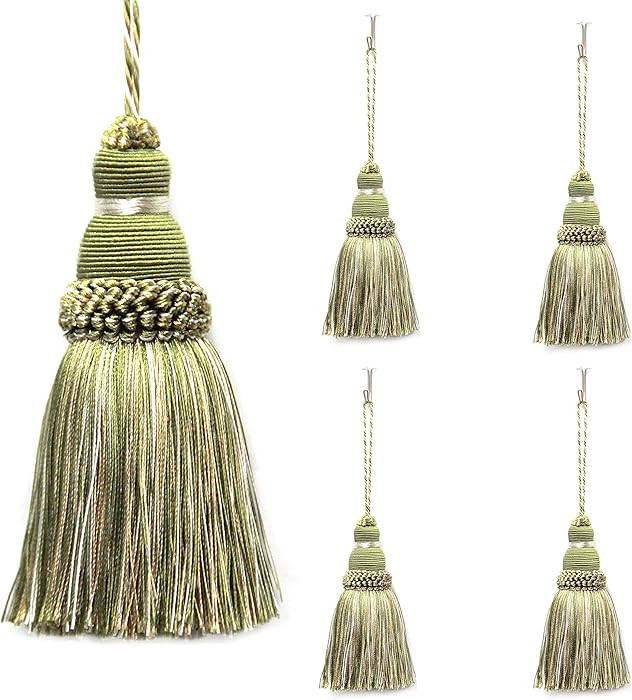 Fenghuangwu Colorful Tassel Key Tassels Elegant DIY Accessories for Curtain and Home Decoration... | Amazon (US)