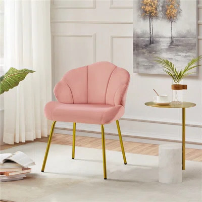 Velvet Accent Chair Vanity Makeup Chairs | Wayfair North America