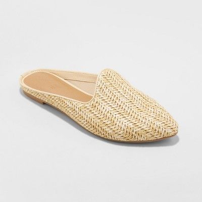 Women's Violet Woven Backless Mules - Universal Thread&#153; | Target