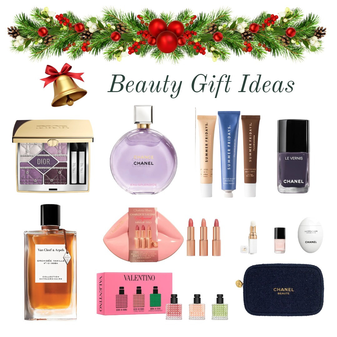 Beauty gift ideas for the holiday season.  Holiday nail polish, luxury perfume, beauty gift sets, all perfect Christmas gifts! 

 #LTKGiftGuide #LTKHoliday #LTKBeauty