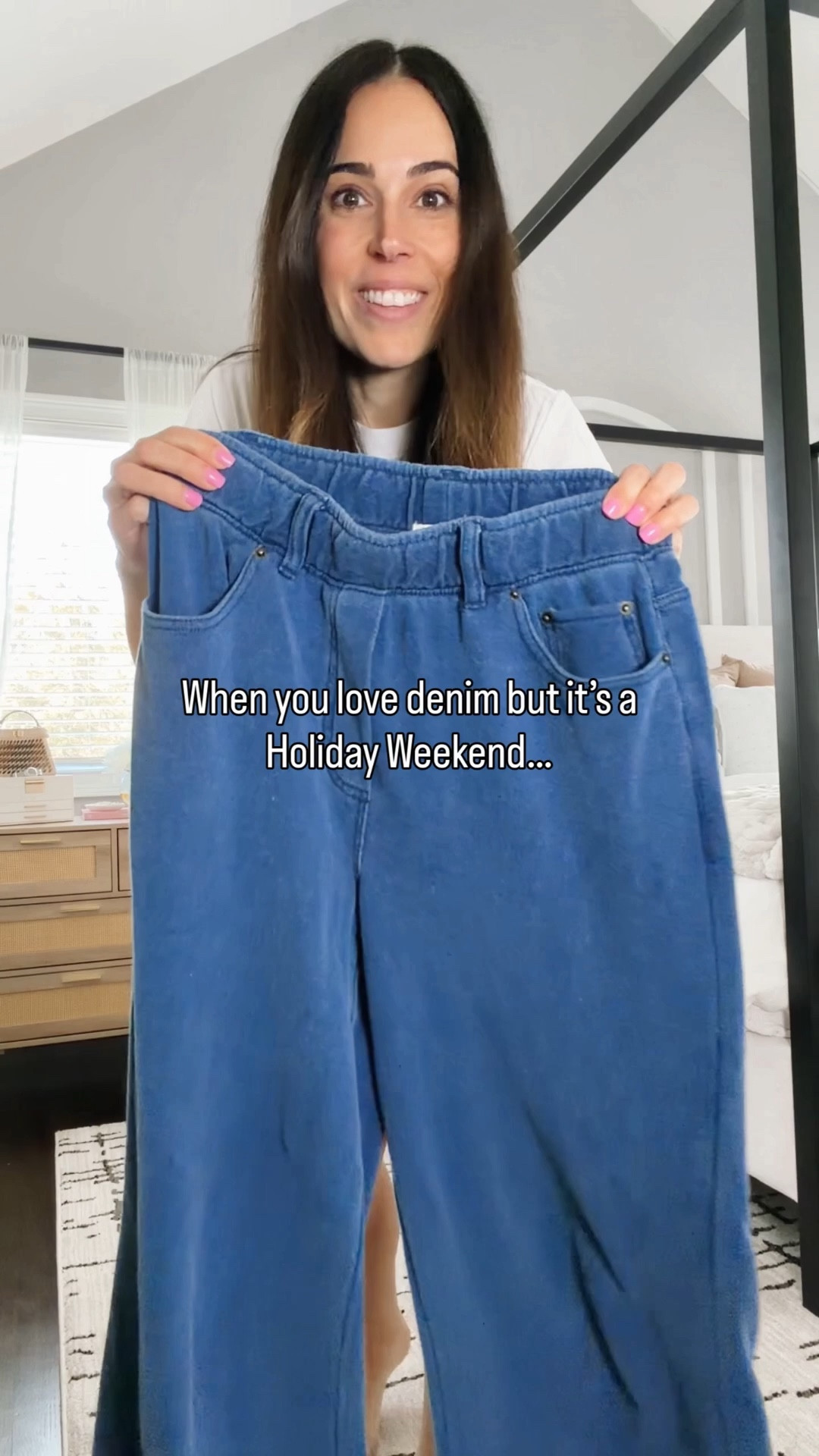 Denim girlies… but make it holiday-weekend comfy 🙌🏻
These look like your favorite wide-leg jeans but feel like sweatpants = immediate yes.

Perfect for travel days, errands, lounging… basically everything you’re doing this weekend 😍

💬 Comment COMFY and I’ll send the links
🔗


#LTKOver40 #LTKSeasonal #LTKootd